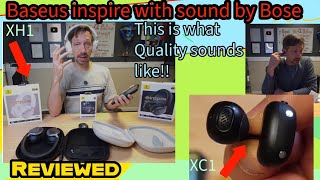 Baseus Inspire Lineup XC1 earbuds and XH1 noise cancelling headphones unboxing and review