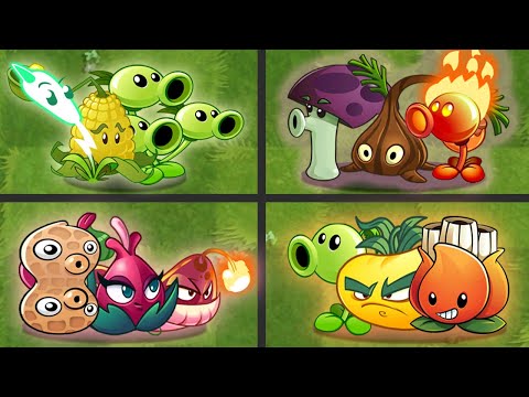 4 Random Team Plants Pult + Other Plants Battles - Who Will Win? - PvZ 2 Team Plants vs Team Plants