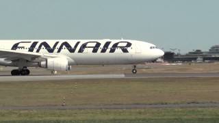 preview picture of video 'Finnair AY 79/Airbus A330-300/Departing At Helsinki-Vantaa Airport/Rwy22R'