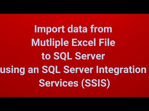 Import data from Multiple Excel File to SQL Server using an SQL Server Integration Services | part 6