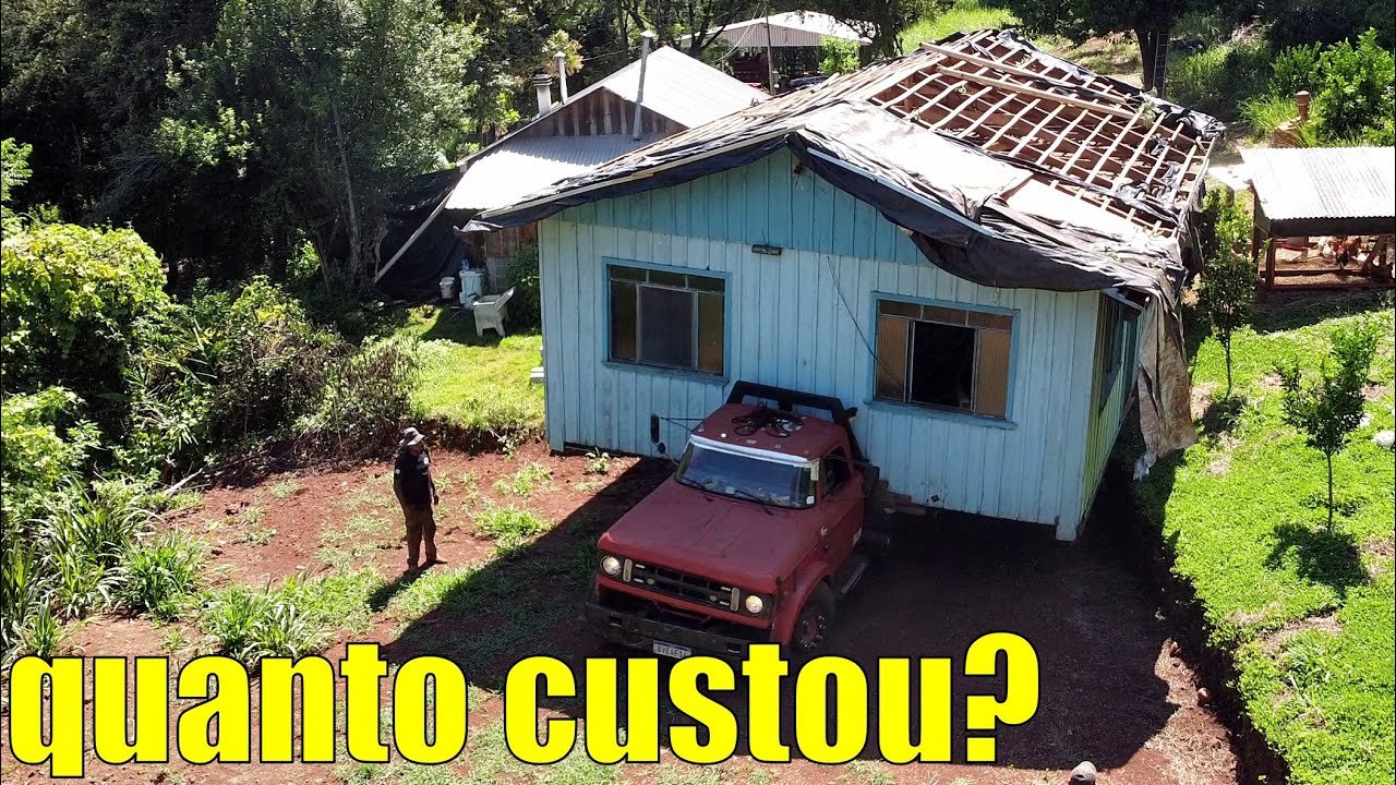 quanto custou o transporte da casa