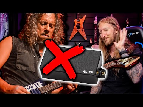 KIRK HAMMETT NO LIKEY ACTIVE PICKUPS NO MORE?
