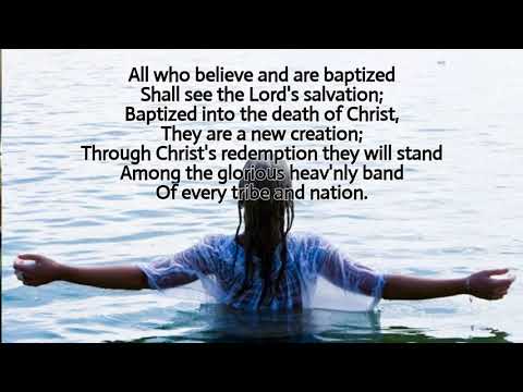 All Who Believe and Are Baptized Piano Performance Video