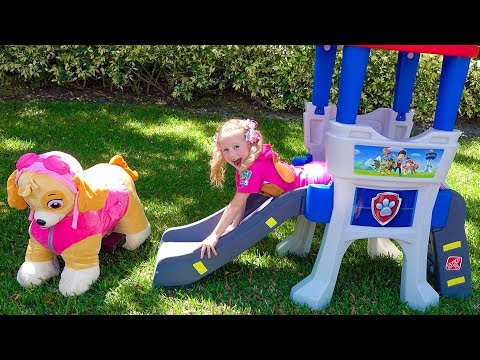 Настя спасает игрушки патруль щенячий