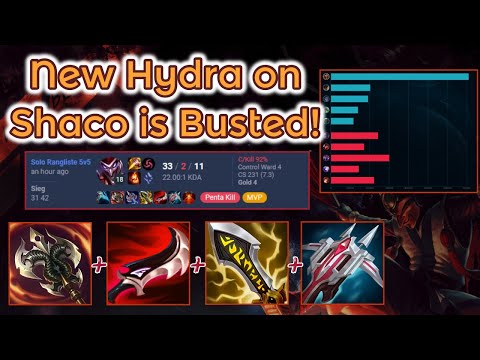 33 Kills + Pentakill Assassin Shaco - S13 [League of Legends] Full Gameplay - Infernal Shaco