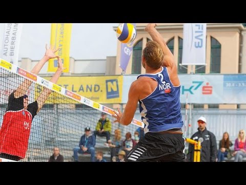 Barsouk/Liamin (RUS)  vs Hordvik/Morten (NOR) - CEV Continental Cup Full Match 01.05.2015