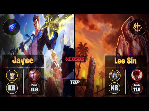 Roach JAYCE (Top) [Phase Rush] VS LEE SIN - Challenger KR Patch 11.9