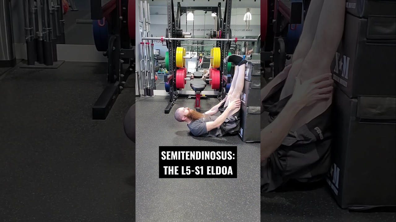THE L5-S1 ELDOA EXERCISE FOR THE SEMIMEMBRANOSUS MUSCLE