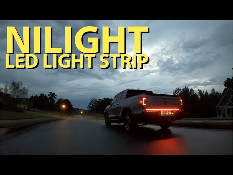 Nilight 60" LED Tail light Strip Installation | Honda Ridgeline