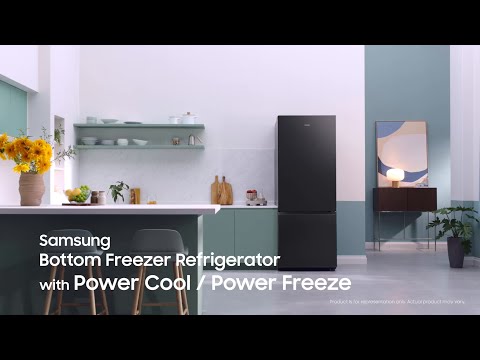 Power Cool | Power Freeze | Samsung Bottom Freezer Refrigerator