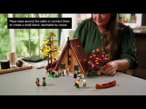 LEGO Ideas 21338 A-Frame Cabin