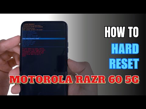 How To Hard Reset Motorola Razr 60 5G | Removing Password Unlock