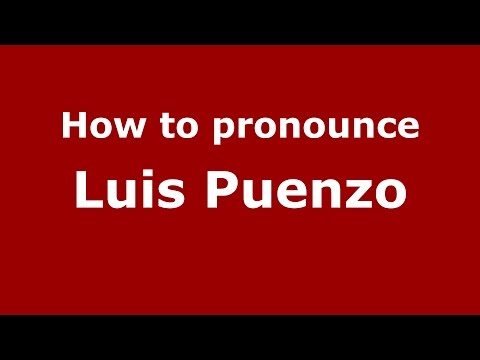 How to pronounce Luis Puenzo (Spanish/Argentina) - PronounceNames.com