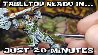 Paint Heroquest Miniatures FAST with Slapchop Technique!