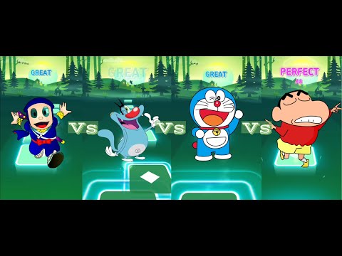 Ninja hattori vs Oggy vs Doraemon vs Shinchan