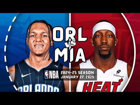 ORLANDO MAGIC vs MIAMI HEAT | FULL GAME HIGHLIGHTS | January 27,  2025 [1080p]
