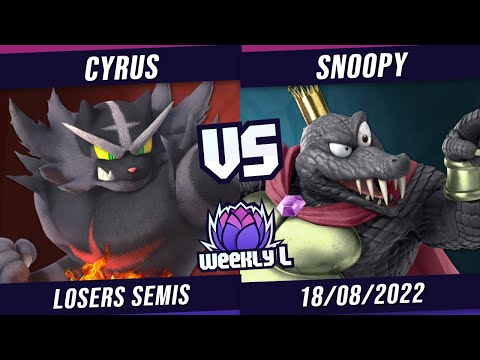 Weekly L #28! - Losers Semis - Cyrus (Incineroar) vs Snoopy (King K. Rool)