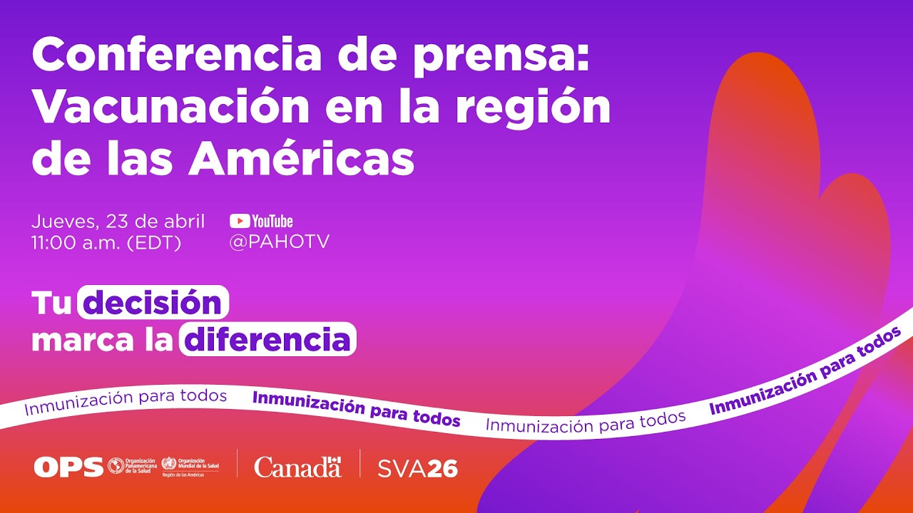 Conferencia de prensa: Vacunación en las Américas