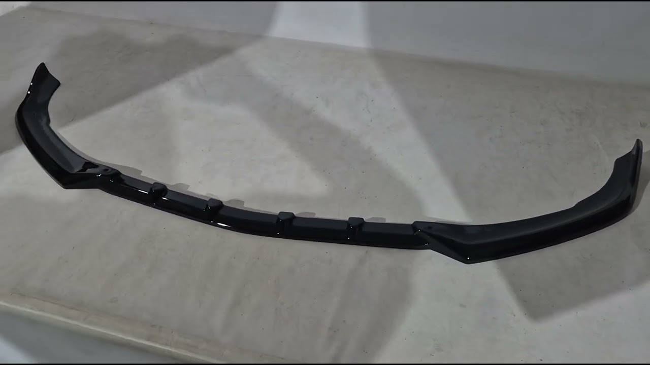 Передня лип накладка DPT (2017-2020, чорний глянець) Video 1