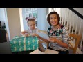 Toddler Unboxing Pampers Easy Ups
