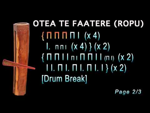 Toere OTEA TE FAATERE (ROPU) with TABS