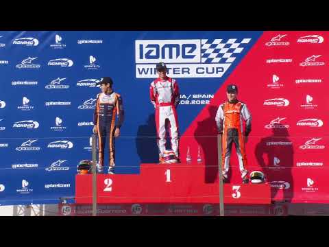 LEO ROBINSON - X30 Junior - Final - Podium Awards - Valencia IAME Winter Cup 2022