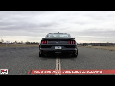 AWE Ford S550 Mustang GT Touring Edition Cat-back Exhaust