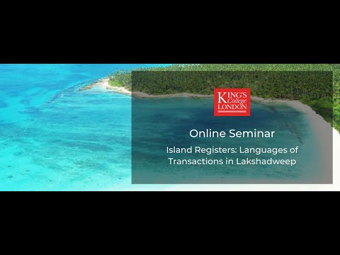 Island Registers  Languages of Transactions in Lakshadweep