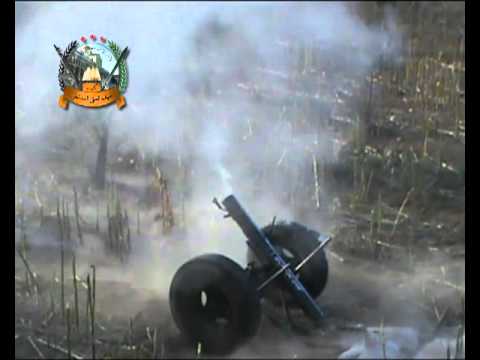 استهداف مركز بحوث لقوات النظام بالهاون من قبل كتيبة سيف الحق الدمشقي في حرستا في ريف دمشق