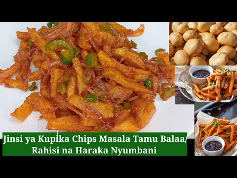 CHIPS MASALA TAMU AJABU! Jinsi ya Kupika Kwa Haraka na Rahisi