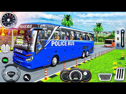 Police Bus Rescue Driving Simulator - US Prisoner Bus Transporter Driver 3D - Android GamePlay #2