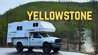 I Could Hear Them Around Me. Truck Camping Alone Outside Of Yellowstone