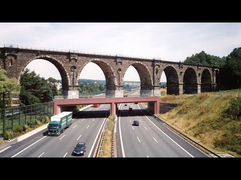 A 4: Umbau des Bahrebachmühlenviadukts (Dokumentation © 2003)