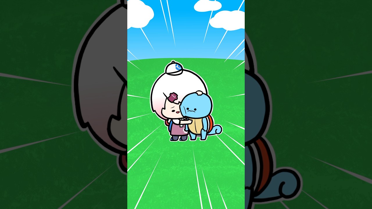 椎名唯華と不憫なゼニガメ【手描き切り抜き/椎名唯華/にじさんじ】