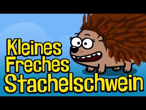 ♪ ♪ Kinderlied Stachelschwein - Kleines Freches Stachelschwein - Hurra Kinderlieder