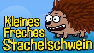 ♪ ♪ Kinderlied Stachelschwein - Kleines Freches Stachelschwein - Hurra Kinderlieder