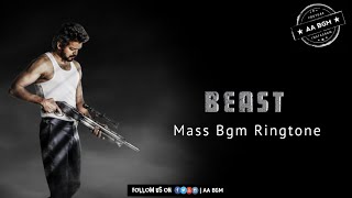 Beast Mass Bgm  Thalapathy 65 Bgm Ringtone  Beast 