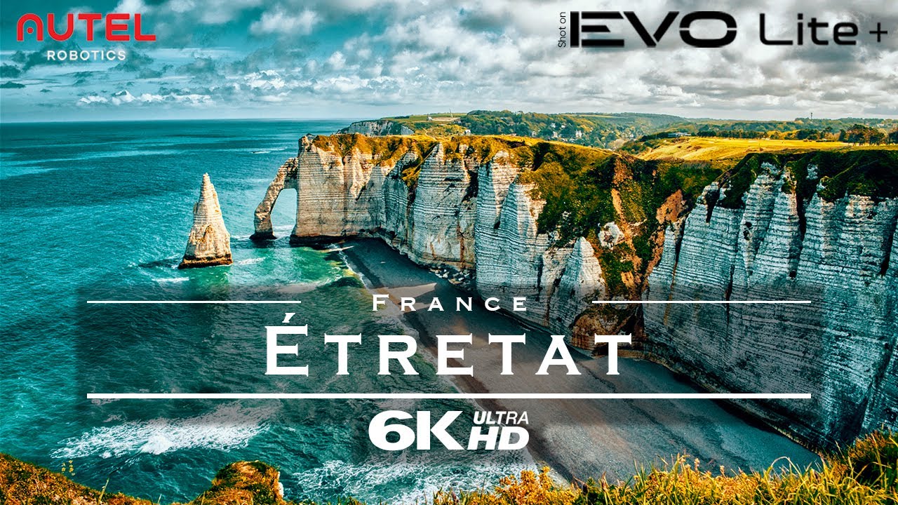 Étretat, France 🇫🇷 - by drone / Autel Evo Lite+ [6K]