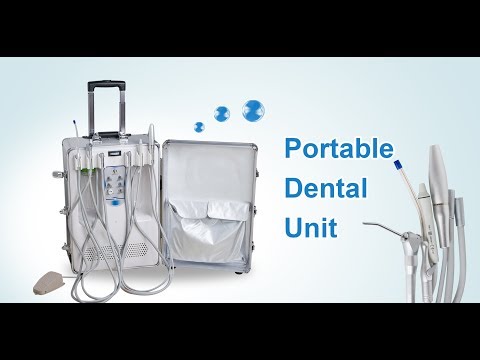 How to use the portable dental unit