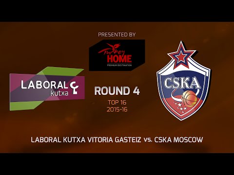 Highlights: Top 16, Round 4, Laboral Kutxa 81-71 CSKA Moscow