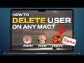 How to Delete Mac User and Remove User Account from Mac? Delete User from Mac ✅ (Latest Method) ✅