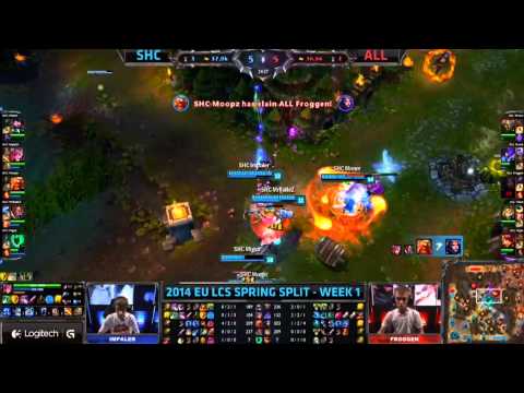 EU LCS Spring W1D2: Supa Hot Crew vs Alliance Highlights