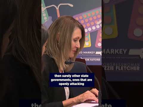 Tarina Keene from REPRO Rising VA at Sen. Markey and Rep. Fletcher's Contraception Hearing