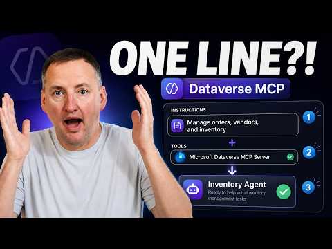 Dataverse MCP: One-Line Inventory Agent Dataverse MCP: One-Line Inventory Agent