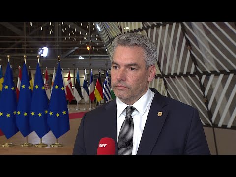 24.02.2022 - Karl Nehammer - EU-Sonderrat Krieg Russland/Ukraine