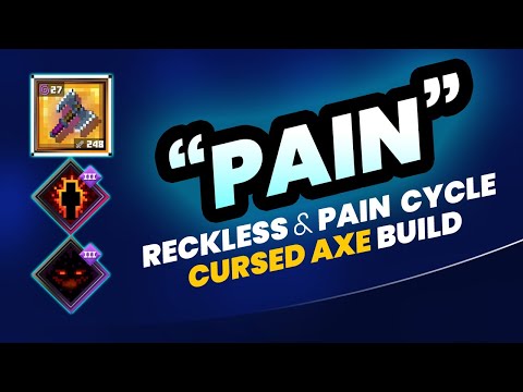 "PAIN" Cursed Axe Build - with Pain Cycle/Reckless Enchantments | Minecraft Dungeons 2021