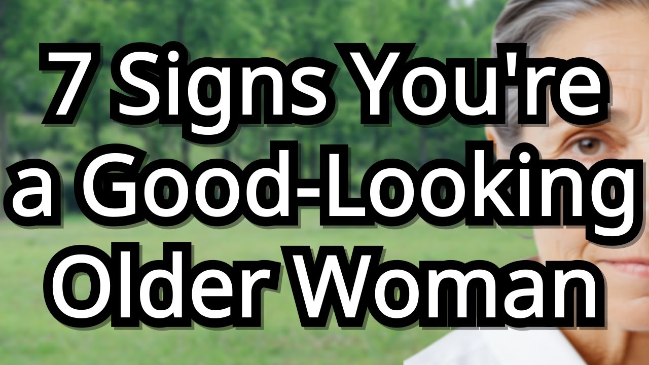 7 Clear Signs You’re a Good Looking Older Woman Even If You Don’t Realize It! senior, old age