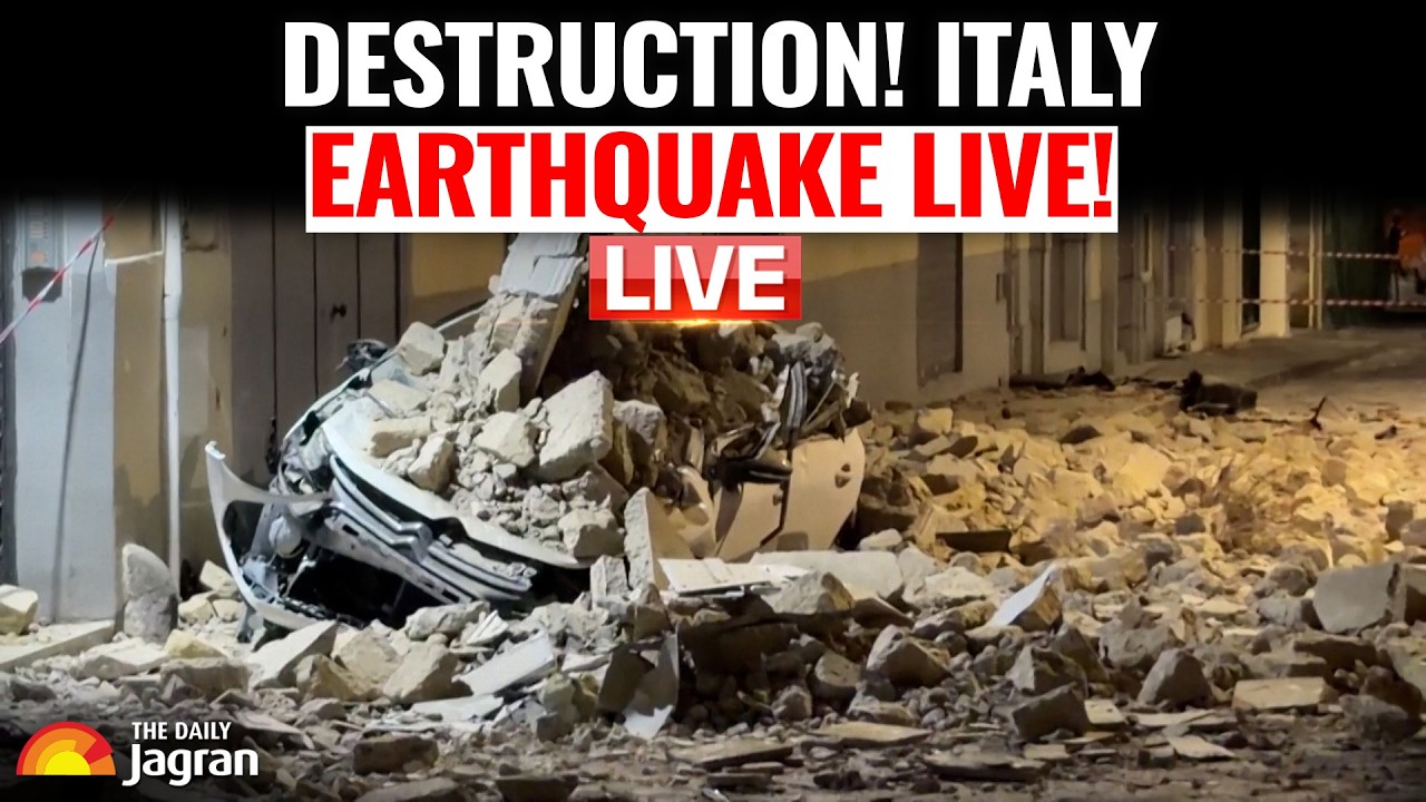 LIVE: Strong 4.7 Earthquake Hits Italy | Buildings Damaged, Power Outages | The Daily Jagran