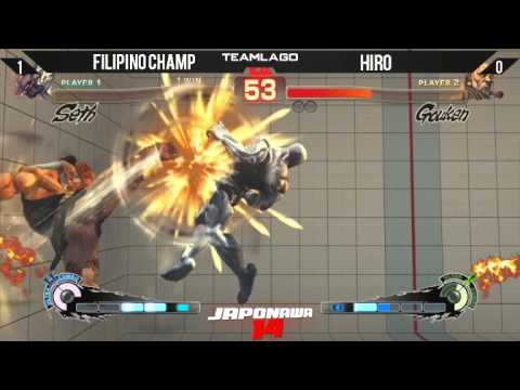 Japonawa 2014 TOP 8  Loser's Quater Finals RG| Filipino Champ vs Hiro