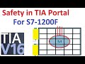 Implement Safe Zone By S7 1200 And Safety Door S7 1200F SIEMENS Safety Tutorial TIA Portal